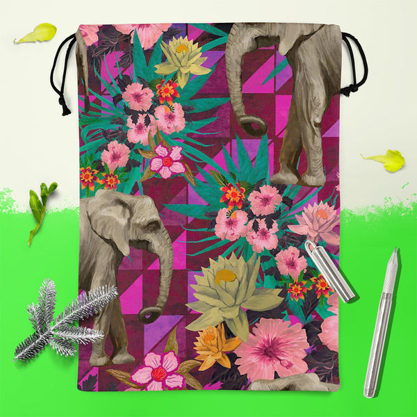 Elephant Pattern D1 Reusable Sack Bag | Bag for Gym, Storage, Vegetable & Travel-Drawstring Sack Bags-SCK_FB_DS-IC 5007595 IC 5007595, Botanical, Drawing, Floral, Flowers, Illustrations, Indian, Nature, Patterns, Signs, Signs and Symbols, elephant, pattern, d1, reusable, sack, bag, for, gym, storage, vegetable, travel, cotton, canvas, fabric, design, elephants, exotic, illustration, jungles, lotus, seamless, artzfolio, drawstring bag, drawstring sack, string bag, drawstring pouch, cotton drawstring bags, cu