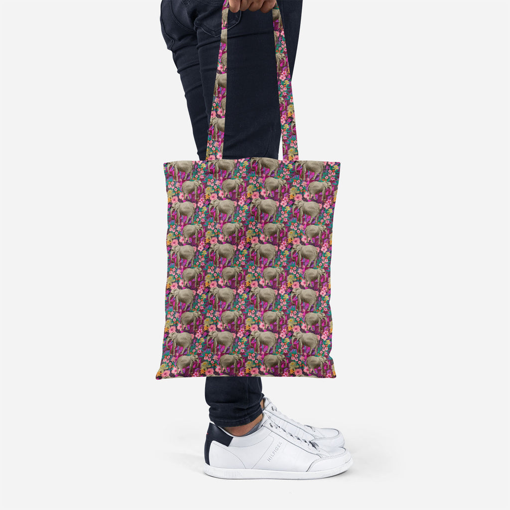 ArtzFolio Indian Elephants Tote Bag Shoulder Purse | Multipurpose-Tote Bags Basic-AZ5007595TOT_RF-IC 5007595 IC 5007595, Botanical, Drawing, Floral, Flowers, Illustrations, Indian, Nature, Patterns, Signs, Signs and Symbols, elephants, tote, bag, shoulder, purse, multipurpose, design, exotic, illustration, jungles, lotus, pattern, seamless, artzfolio, tote bag, large tote bags, canvas bag, canvas tote bags, tote handbags, small tote bags, womens tote bags, designer tote bags, tote purses, canvas tote, big t