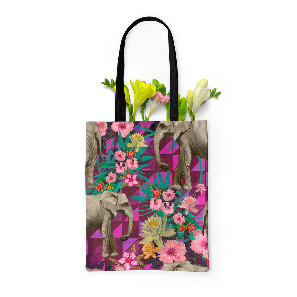 Elephant Pattern D1 Tote Bag Shoulder Purse | Multipurpose-Tote Bags Basic-TOT_FB_BS-IC 5007595 IC 5007595, Botanical, Drawing, Floral, Flowers, Illustrations, Indian, Nature, Patterns, Signs, Signs and Symbols, elephant, pattern, d1, tote, bag, shoulder, purse, multipurpose, design, elephants, exotic, illustration, jungles, lotus, seamless, artzfolio, tote bag, large tote bags, canvas bag, canvas tote bags, tote handbags, small tote bags, womens tote bags, designer tote bags, tote purses, canvas tote, big 