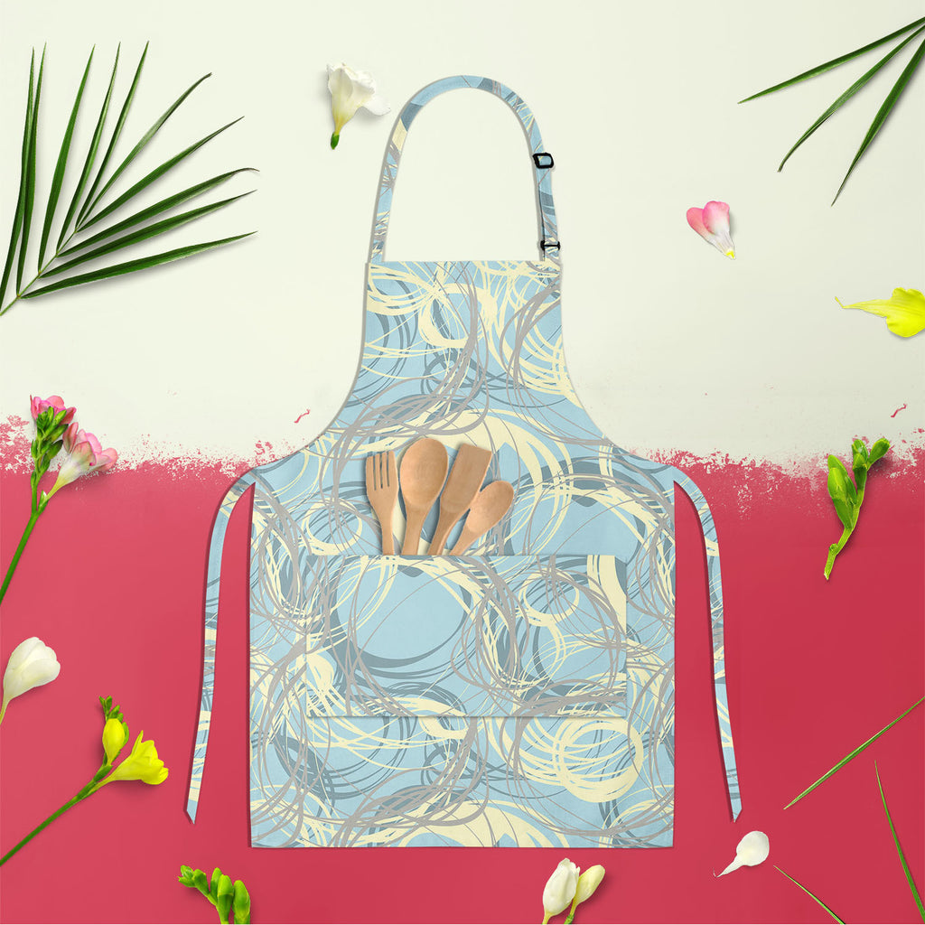 Doodle Effect Apron | Adjustable, Free Size & Waist Tiebacks-Aprons Neck to Knee-APR_NK_KN-IC 5007596 IC 5007596, Abstract Expressionism, Abstracts, Ancient, Art and Paintings, Circle, Digital, Digital Art, Dots, Drawing, Fashion, Graphic, Hand Drawn, Historical, Illustrations, Medieval, Modern Art, Patterns, Retro, Semi Abstract, Signs, Signs and Symbols, Vintage, doodle, effect, apron, adjustable, free, size, waist, tiebacks, abstract, art, backdrop, background, bubble, chaotic, curly, decoration, design,
