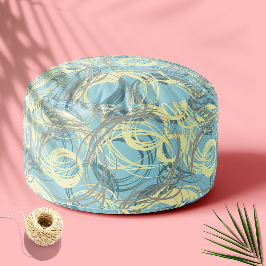 Doodle Effect Footstool Footrest Puffy Pouffe Ottoman Bean Bag | Canvas Fabric-Footstools-FST_CB_BN-IC 5007596 IC 5007596, Abstract Expressionism, Abstracts, Ancient, Art and Paintings, Circle, Digital, Digital Art, Dots, Drawing, Fashion, Graphic, Hand Drawn, Historical, Illustrations, Medieval, Modern Art, Patterns, Retro, Semi Abstract, Signs, Signs and Symbols, Vintage, doodle, effect, footstool, footrest, puffy, pouffe, ottoman, bean, bag, canvas, fabric, abstract, art, backdrop, background, bubble, ch