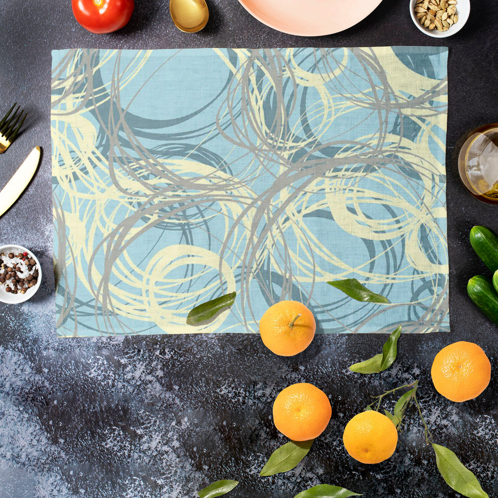 Doodle Effect Table Mat Placemat-Table Place Mats Fabric-MAT_TB-IC 5007596 IC 5007596, Abstract Expressionism, Abstracts, Ancient, Art and Paintings, Circle, Digital, Digital Art, Dots, Drawing, Fashion, Graphic, Hand Drawn, Historical, Illustrations, Medieval, Modern Art, Patterns, Retro, Semi Abstract, Signs, Signs and Symbols, Vintage, doodle, effect, table, mat, placemat, abstract, art, backdrop, background, bubble, chaotic, curly, decoration, design, dot, drop, elegant, fabric, fingerprint, hand, drawn