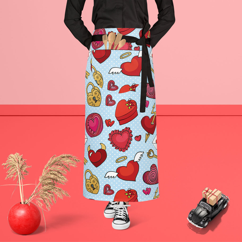 Valentine Love Apron | Adjustable, Free Size & Waist Tiebacks-Aprons Waist to Feet-APR_WS_FT-IC 5007597 IC 5007597, Abstract Expressionism, Abstracts, Ancient, Animated Cartoons, Art and Paintings, Caricature, Cartoons, Decorative, Digital, Digital Art, Drawing, Graphic, Hearts, Historical, Holidays, Icons, Love, Medieval, Patterns, Retro, Romance, Semi Abstract, Signs, Signs and Symbols, Symbols, Vintage, Wedding, valentine, apron, adjustable, free, size, waist, tiebacks, abstract, angel, art, backdrop, ba