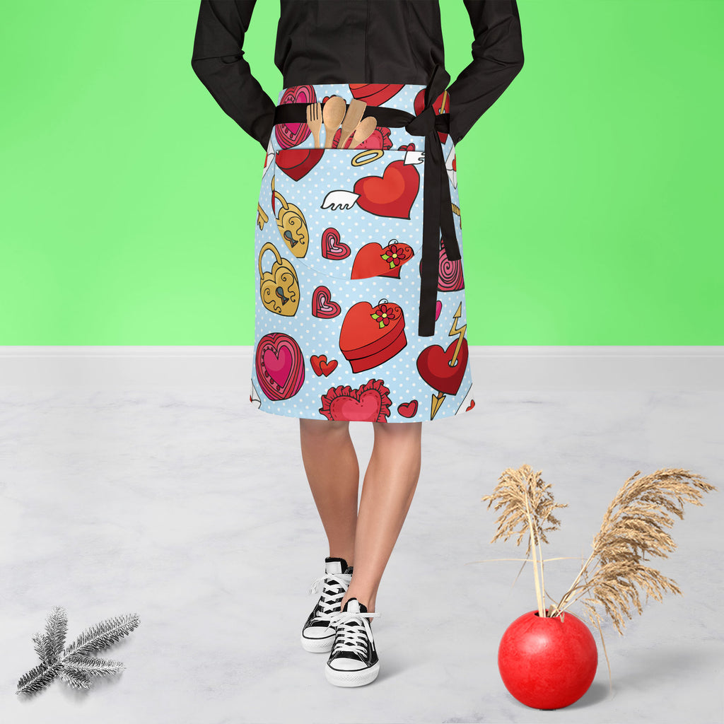 Valentine Love Apron | Adjustable, Free Size & Waist Tiebacks-Apron Waist to Knee-APR_WS_KN-IC 5007597 IC 5007597, Abstract Expressionism, Abstracts, Ancient, Animated Cartoons, Art and Paintings, Caricature, Cartoons, Decorative, Digital, Digital Art, Drawing, Graphic, Hearts, Historical, Holidays, Icons, Love, Medieval, Patterns, Retro, Romance, Semi Abstract, Signs, Signs and Symbols, Symbols, Vintage, Wedding, valentine, apron, adjustable, free, size, waist, tiebacks, abstract, angel, art, backdrop, bac