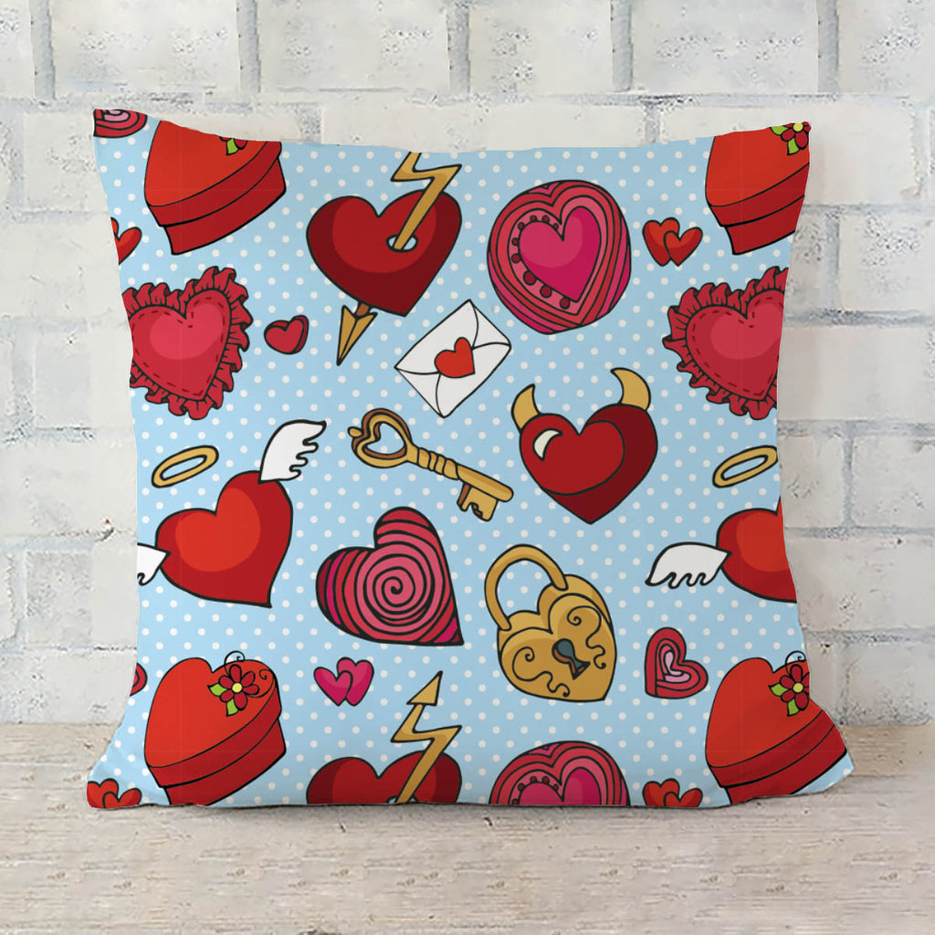 ArtzFolio Valentine Love Cushion Cover Throw Pillow-Cushion Covers-AZHFR35314653CUS_CV_L-Image Code 5007597 Vishnu Image Folio Pvt Ltd, IC 5007597, ArtzFolio, Cushion Covers, Love, Kids, Digital Art, valentine, cushion, cover, throw, pillow, valentine's, day,wedding,love,romantic, hearts, decor, elements, seamless, patterncute, doodle, hand, drawing, setcolored, cartoon, vectorfor, fabrics, wallpaper,background,wrapping, paper,backdrop, sofa throws, single throw pillow, zippered throw pillow cover, satin pi