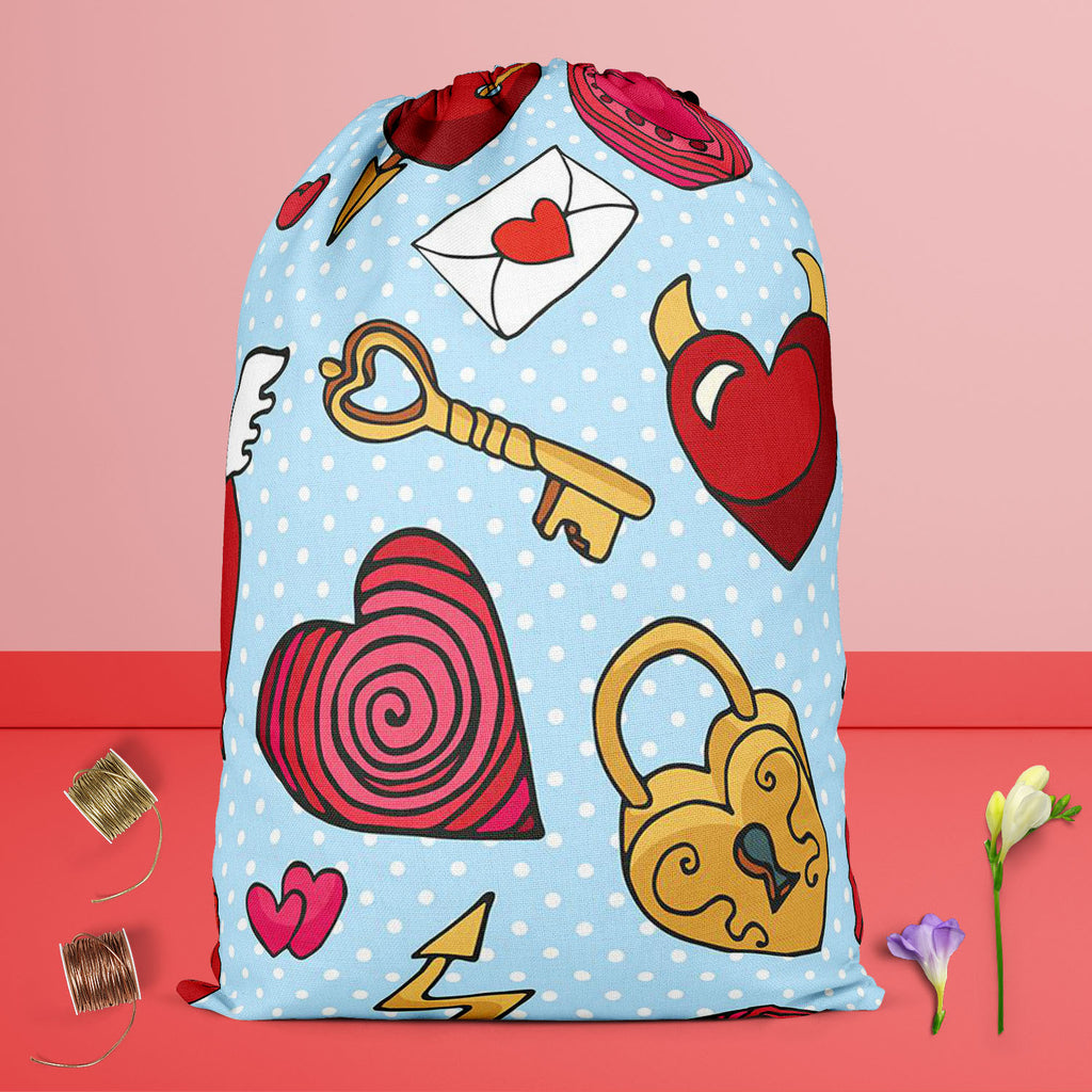 Valentine Love Reusable Sack Bag | Bag for Gym, Storage, Vegetable & Travel-Drawstring Sack Bags-SCK_FB_DS-IC 5007597 IC 5007597, Abstract Expressionism, Abstracts, Ancient, Animated Cartoons, Art and Paintings, Caricature, Cartoons, Decorative, Digital, Digital Art, Drawing, Graphic, Hearts, Historical, Holidays, Icons, Love, Medieval, Patterns, Retro, Romance, Semi Abstract, Signs, Signs and Symbols, Symbols, Vintage, Wedding, valentine, reusable, sack, bag, for, gym, storage, vegetable, travel, abstract,