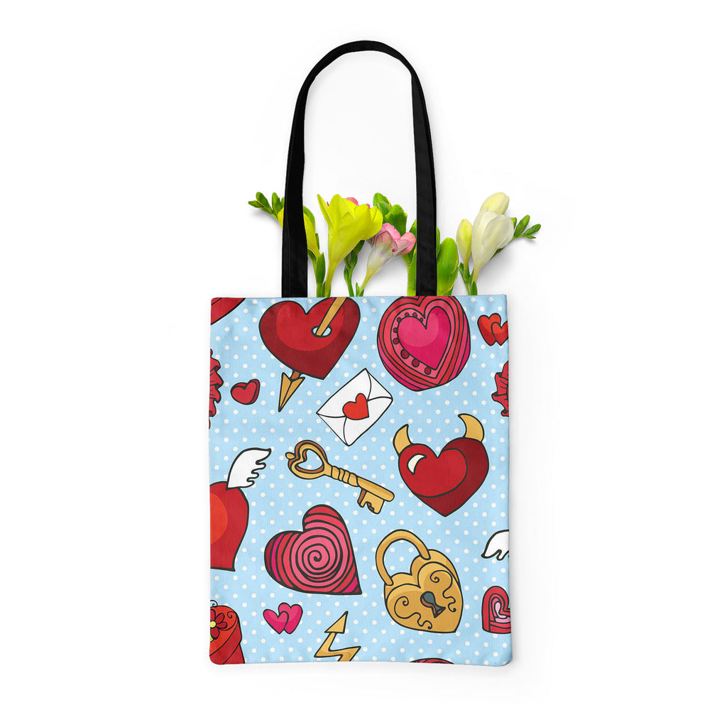 Valentine Love Tote Bag Shoulder Purse | Multipurpose-Tote Bags Basic-TOT_FB_BS-IC 5007597 IC 5007597, Abstract Expressionism, Abstracts, Ancient, Animated Cartoons, Art and Paintings, Caricature, Cartoons, Decorative, Digital, Digital Art, Drawing, Graphic, Hearts, Historical, Holidays, Icons, Love, Medieval, Patterns, Retro, Romance, Semi Abstract, Signs, Signs and Symbols, Symbols, Vintage, Wedding, valentine, tote, bag, shoulder, purse, multipurpose, abstract, angel, art, backdrop, background, beautiful