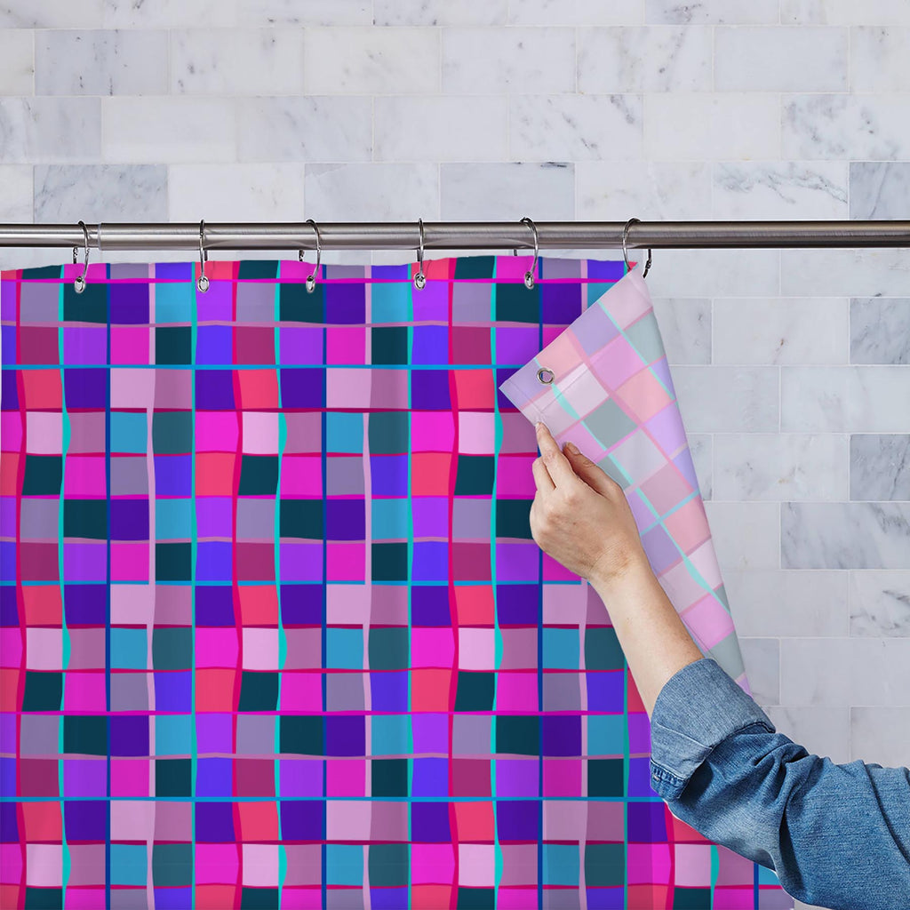 Brushstrokes & Stripes D1, Abstract Expressionism, Abstracts, Ancient, Bohemian, Check, Digital, Digital Art, Fashion, Geometric, Geometric Abstraction, Graffiti, Graphic, Historical, Illustrations, Medieval, Modern Art, Patterns, Plaid, Retro, Semi Abstract, Signs, Signs and Symbols, Stripes, Tropical, Vintage, Watercolour, 108 inch, 6feet, 72inch, 7feet, 84 inch, bathroom, bathtub, curtain, custom, dark, design, eyelet, home, hotel, plastic, polyester, pvc, set of 2, shower, single, vinyl, washable, washr