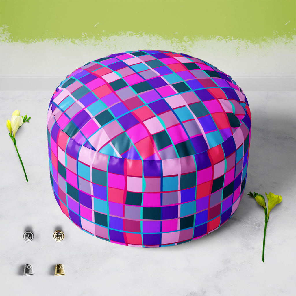 Brushstrokes & Stripes D1 Footstool Footrest Puffy Pouffe Ottoman Bean Bag | Canvas Fabric-Footstools-FST_CB_BN-IC 5007598 IC 5007598, Abstract Expressionism, Abstracts, Ancient, Bohemian, Check, Digital, Digital Art, Fashion, Geometric, Geometric Abstraction, Graffiti, Graphic, Historical, Illustrations, Medieval, Modern Art, Patterns, Plaid, Retro, Semi Abstract, Signs, Signs and Symbols, Stripes, Tropical, Vintage, Watercolour, brushstrokes, d1, footstool, footrest, puffy, pouffe, ottoman, bean, bag, can