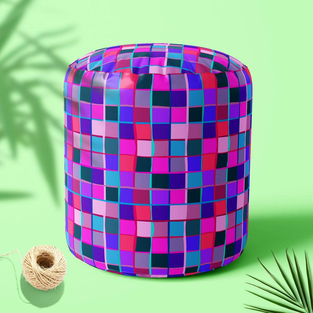 Brushstrokes & Stripes D1 Footstool Footrest Puffy Pouffe Ottoman Bean Bag | Canvas Fabric-Footstools-FST_CB_BN-IC 5007598 IC 5007598, Abstract Expressionism, Abstracts, Ancient, Bohemian, Check, Digital, Digital Art, Fashion, Geometric, Geometric Abstraction, Graffiti, Graphic, Historical, Illustrations, Medieval, Modern Art, Patterns, Plaid, Retro, Semi Abstract, Signs, Signs and Symbols, Stripes, Tropical, Vintage, Watercolour, brushstrokes, d1, footstool, footrest, puffy, pouffe, ottoman, bean, bag, can