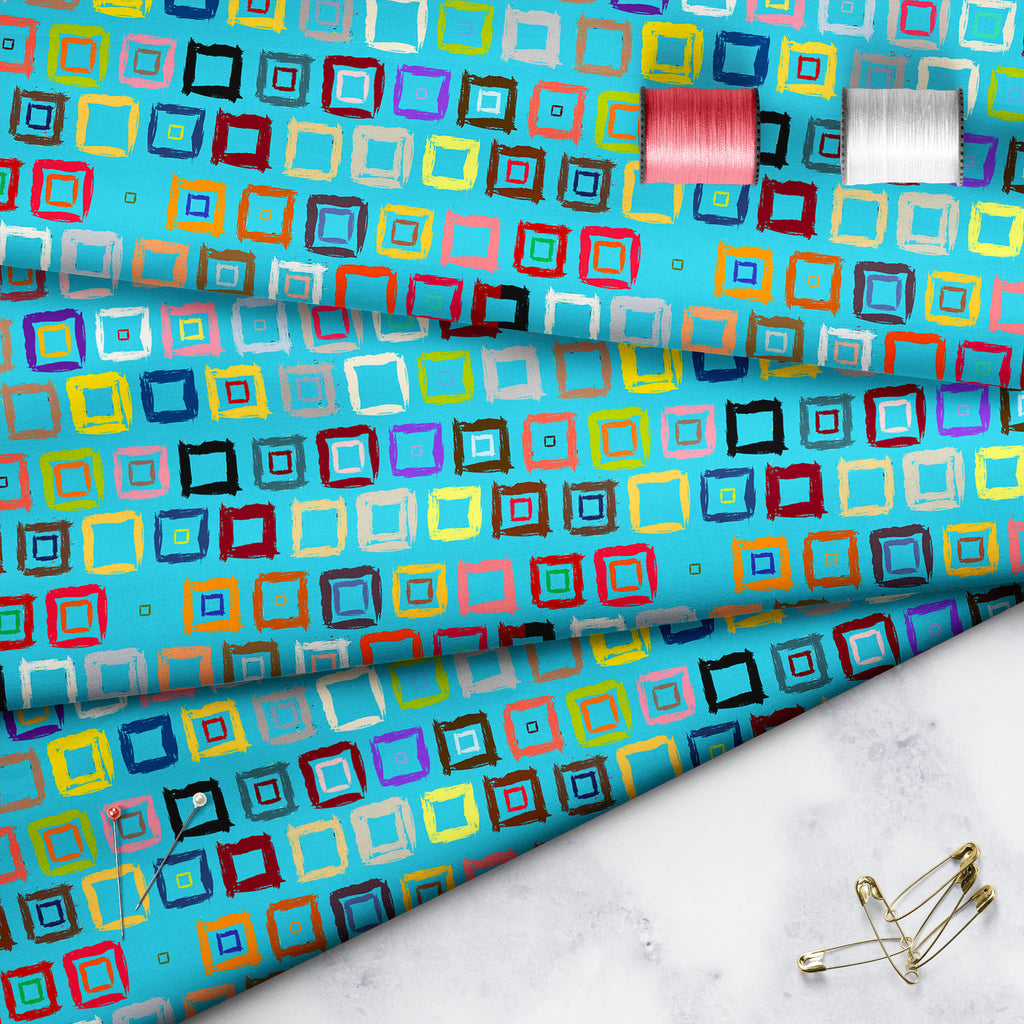 Geometric Pattern D1 Sofa Fabric by Metre | Upholstery For Sofa, Curtains & Cushions-Sofa Fabrics-SOF_FB-IC 5007599 IC 5007599, Abstract Expressionism, Abstracts, African, Ancient, Aztec, Bohemian, Brush Stroke, Check, Drawing, Geometric, Geometric Abstraction, Hand Drawn, Historical, Medieval, Patterns, Plaid, Retro, Semi Abstract, Signs, Signs and Symbols, Stripes, Vintage, Watercolour, pattern, d1, sofa, fabric, by, metre, upholstery, for, curtains, cushions, abstract, aqua, blue, background, blocks, boh