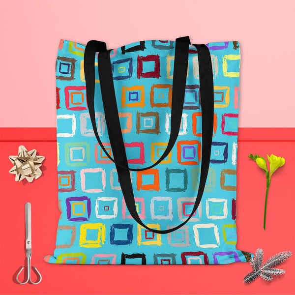 Geometric Pattern D1 Tote Bag Shoulder Purse | Multipurpose-Tote Bags Basic-TOT_FB_BS-IC 5007599 IC 5007599, Abstract Expressionism, Abstracts, African, Ancient, Aztec, Bohemian, Brush Stroke, Check, Drawing, Geometric, Geometric Abstraction, Hand Drawn, Historical, Medieval, Patterns, Plaid, Retro, Semi Abstract, Signs, Signs and Symbols, Stripes, Vintage, Watercolour, pattern, d1, tote, bag, shoulder, purse, cotton, canvas, fabric, multipurpose, abstract, aqua, blue, background, blocks, boho, bold, bright