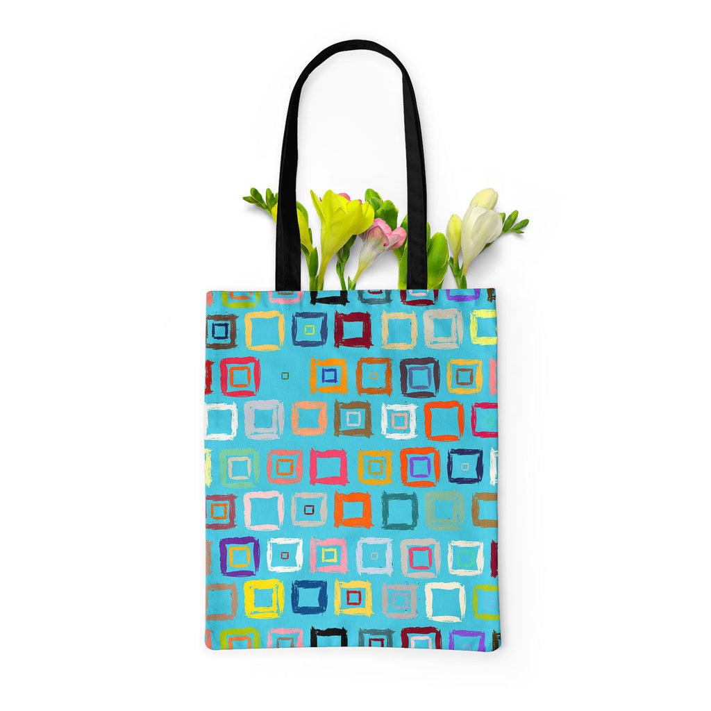 Geometric Pattern D1 Tote Bag Shoulder Purse | Multipurpose-Tote Bags Basic-TOT_FB_BS-IC 5007599 IC 5007599, Abstract Expressionism, Abstracts, African, Ancient, Aztec, Bohemian, Brush Stroke, Check, Drawing, Geometric, Geometric Abstraction, Hand Drawn, Historical, Medieval, Patterns, Plaid, Retro, Semi Abstract, Signs, Signs and Symbols, Stripes, Vintage, Watercolour, pattern, d1, tote, bag, shoulder, purse, multipurpose, abstract, aqua, blue, background, blocks, boho, bold, bright, brush, strokes, brushs