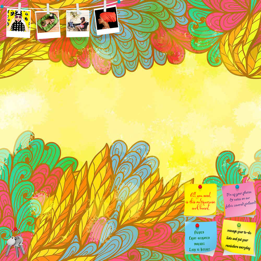 ArtzFolio Nature Elements Printed Bulletin Board Notice Pin Board Soft Board | Frameless-Bulletin Boards Frameless-AZSAO36308228BLB_FL_L-Image Code 5007601 Vishnu Image Folio Pvt Ltd, IC 5007601, ArtzFolio, Bulletin Boards Frameless, Abstract, Traditional, Digital Art, nature, elements, printed, bulletin, board, notice, pin, soft, frameless, hand, drawn, seamless, bright, invitation, card, design, eps10, pin up board, push pin board, extra large cork board, big pin board, notice board, small bulletin board,