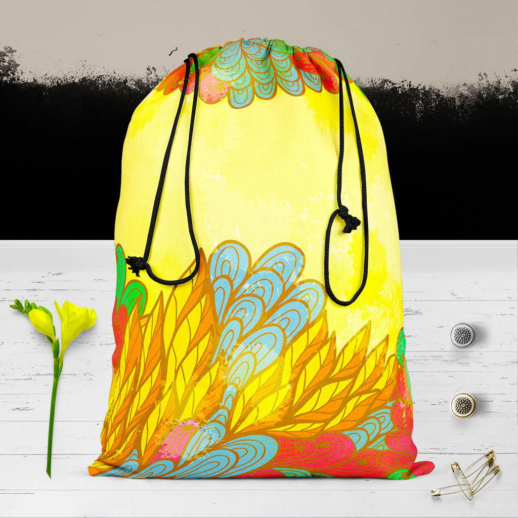 Nature Elements Reusable Sack Bag | Bag for Gym, Storage, Vegetable & Travel-Drawstring Sack Bags-SCK_FB_DS-IC 5007601 IC 5007601, Abstract Expressionism, Abstracts, Ancient, Art and Paintings, Botanical, Digital, Digital Art, Drawing, Fashion, Floral, Flowers, Graphic, Historical, Illustrations, Medieval, Nature, Paintings, Patterns, Retro, Scenic, Semi Abstract, Signs, Signs and Symbols, Symbols, Vintage, elements, reusable, sack, bag, for, gym, storage, vegetable, travel, abstract, art, background, beaut