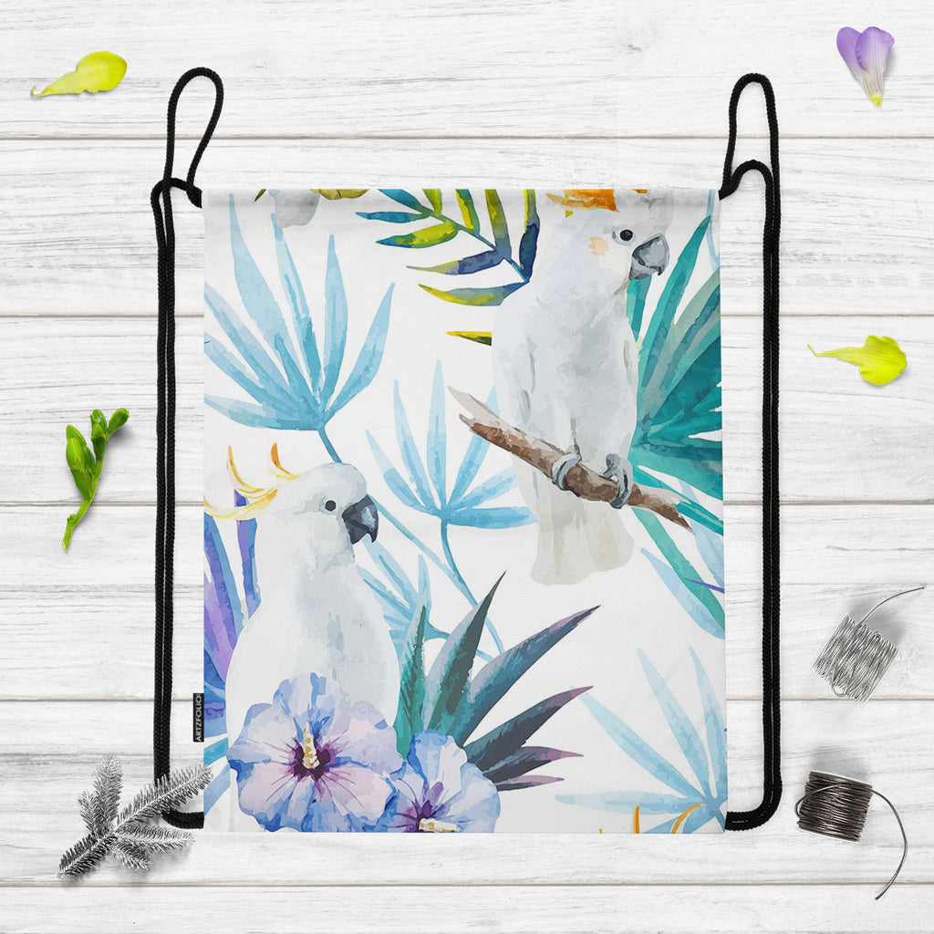 Tropic Parrot Backpack for Students | College & Travel Bag-Backpacks-BPK_FB_DS-IC 5007602 IC 5007602, African, Animals, Birds, Black and White, Botanical, Drawing, Floral, Flowers, Illustrations, Nature, Patterns, Scenic, Signs, Signs and Symbols, Tropical, Watercolour, White, Wildlife, tropic, parrot, backpack, for, students, college, travel, bag, seamless, pattern, jungle, parrots, tropics, watercolor, leaves, africa, animal, background, beautiful, bird, blue, bright, design, exotic, fabric, feather, flor