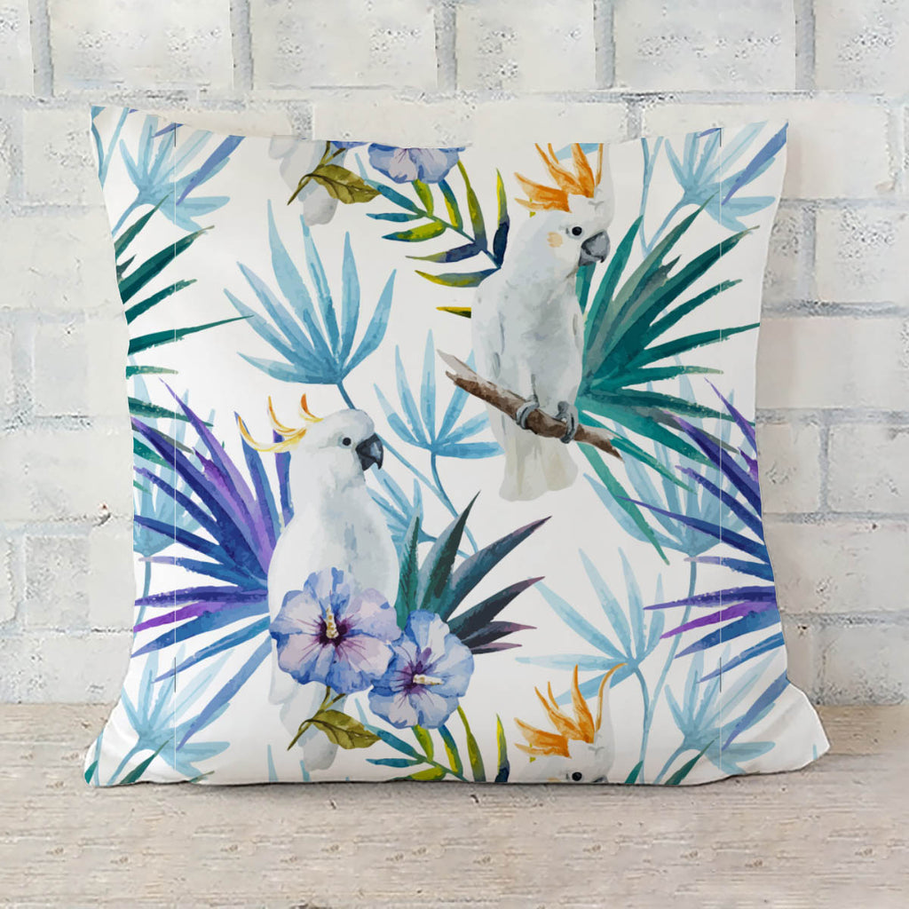 ArtzFolio Tropic Parrot Cushion Cover Throw Pillow-Cushion Covers-AZHFR36354368CUS_CV_L-Image Code 5007602 Vishnu Image Folio Pvt Ltd, IC 5007602, ArtzFolio, Cushion Covers, Birds, Floral, Kids, Digital Art, tropic, parrot, cushion, cover, throw, pillow, beautiful, watercolor, vector, pattern, white, sofa throws, single throw pillow, zippered throw pillow cover, satin pillow cover, throw pillow, cushion cover only, cushion cover, pillow cover for sofa, pitaara box, throw cushion, kids cushion cover, square 