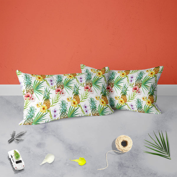 Pineapples & Hibiscus Pillow Cover Case-Pillow Cases-PIL_CV-IC 5007603 IC 5007603, Abstract Expressionism, Abstracts, Art and Paintings, Botanical, Digital, Digital Art, Floral, Flowers, Fruit and Vegetable, Fruits, Graphic, Hawaiian, Holidays, Illustrations, Nature, Patterns, Scenic, Semi Abstract, Signs, Signs and Symbols, Tropical, Watercolour, pineapples, hibiscus, pillow, cover, cases, for, bedroom, living, room, poly, cotton, fabric, pineapple, pattern, background, watercolor, hawaii, fruit, aloha, ab