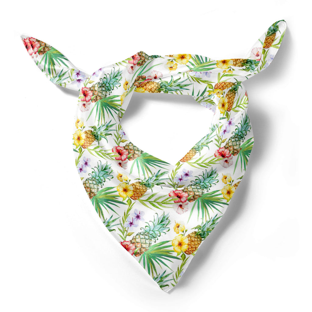 Pineapples & Hibiscus Printed Scarf | Neckwear Balaclava | Girls & Women | Soft Poly Fabric-Scarfs Basic--IC 5007603 IC 5007603, Abstract Expressionism, Abstracts, Art and Paintings, Botanical, Digital, Digital Art, Floral, Flowers, Fruit and Vegetable, Fruits, Graphic, Hawaiian, Holidays, Illustrations, Nature, Patterns, Scenic, Semi Abstract, Signs, Signs and Symbols, Tropical, Watercolour, pineapples, hibiscus, printed, scarf, neckwear, balaclava, girls, women, soft, poly, fabric, pineapple, pattern, bac