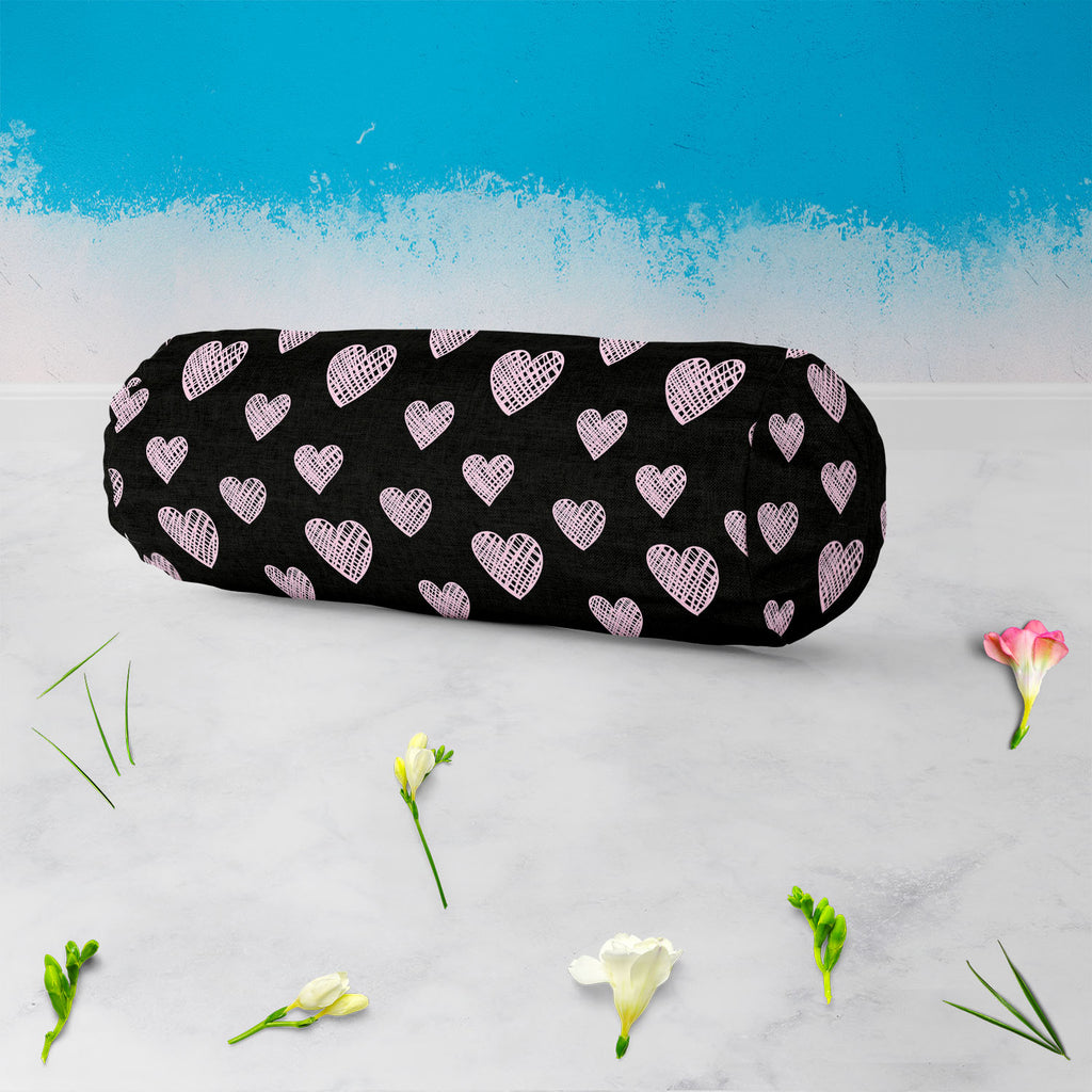 Blissful Hearts Bolster Cover Booster Cases | Concealed Zipper Opening-Bolster Covers-BOL_CV_ZP-IC 5007604 IC 5007604, Animated Cartoons, Art and Paintings, Black, Black and White, Caricature, Cartoons, Digital, Digital Art, Drawing, Graphic, Hearts, Holidays, Icons, Illustrations, Love, Modern Art, Patterns, Romance, Signs, Signs and Symbols, Sketches, Symbols, blissful, bolster, cover, booster, cases, concealed, zipper, opening, art, background, card, cartoon, collection, couple, cute, date, decoration, d