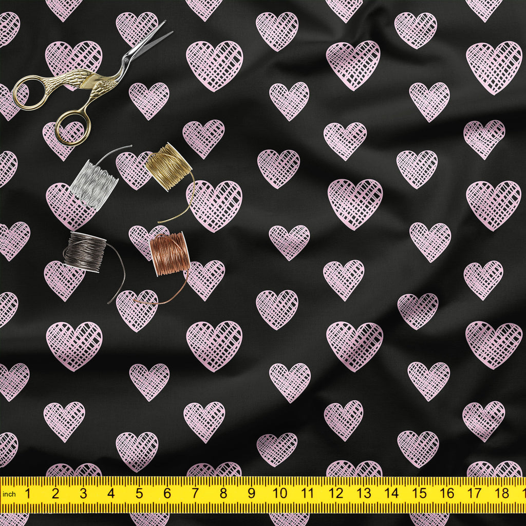 Blissful Hearts Upholstery Fabric by Metre | For Sofa, Curtains, Cushions, Furnishing, Craft, Dress Material-Upholstery Fabrics-FAB_RW-IC 5007604 IC 5007604, Animated Cartoons, Art and Paintings, Black, Black and White, Caricature, Cartoons, Digital, Digital Art, Drawing, Graphic, Hearts, Holidays, Icons, Illustrations, Love, Modern Art, Patterns, Romance, Signs, Signs and Symbols, Sketches, Symbols, blissful, upholstery, fabric, by, metre, for, sofa, curtains, cushions, furnishing, craft, dress, material, 