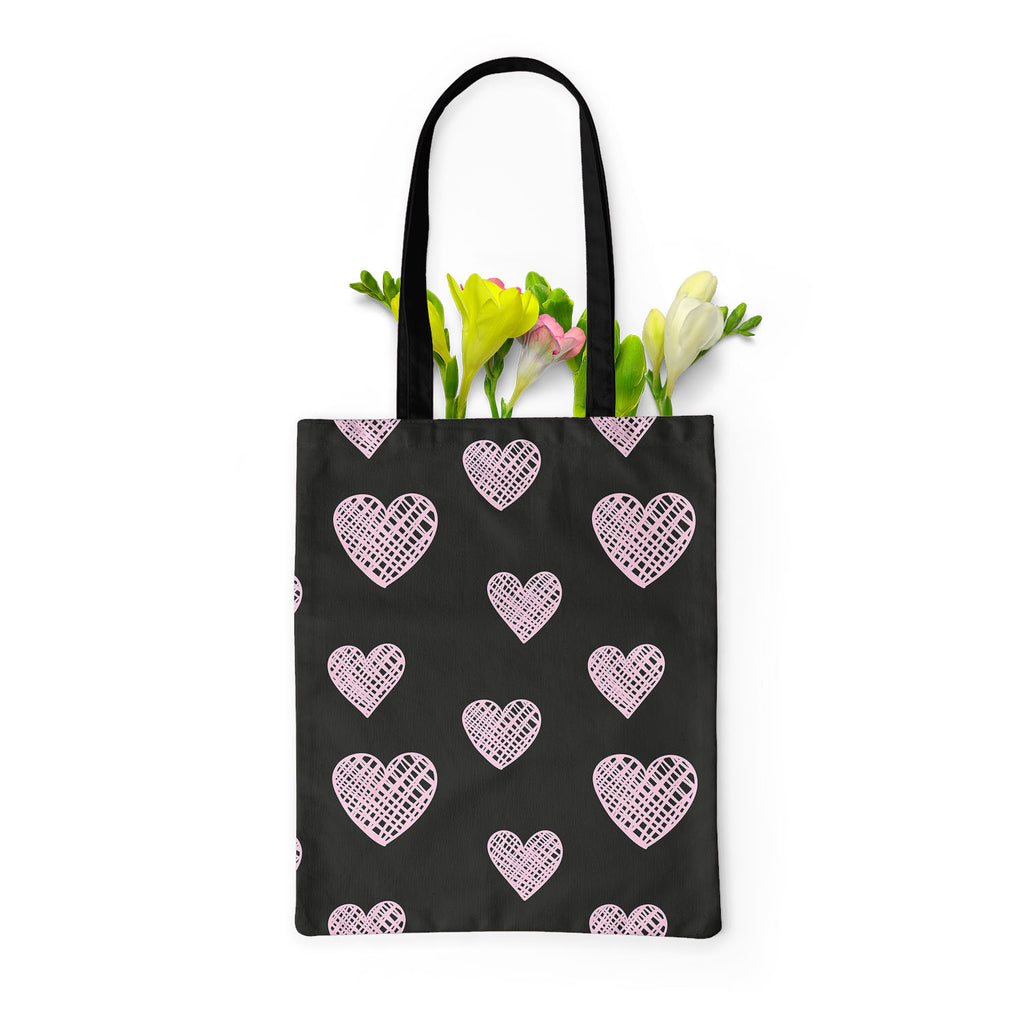 Blissful Hearts Tote Bag Shoulder Purse | Multipurpose-Tote Bags Basic-TOT_FB_BS-IC 5007604 IC 5007604, Animated Cartoons, Art and Paintings, Black, Black and White, Caricature, Cartoons, Digital, Digital Art, Drawing, Graphic, Hearts, Holidays, Icons, Illustrations, Love, Modern Art, Patterns, Romance, Signs, Signs and Symbols, Sketches, Symbols, blissful, tote, bag, shoulder, purse, multipurpose, art, background, card, cartoon, collection, couple, cute, date, decoration, design, doodle, element, fun, hear