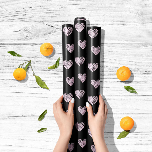 Blissful Hearts Art & Craft Gift Wrapping Paper-Wrapping Papers-WRP_PP-IC 5007604 IC 5007604, Animated Cartoons, Art and Paintings, Black, Black and White, Caricature, Cartoons, Digital, Digital Art, Drawing, Graphic, Hearts, Holidays, Icons, Illustrations, Love, Modern Art, Patterns, Romance, Signs, Signs and Symbols, Sketches, Symbols, blissful, art, craft, gift, wrapping, paper, sheet, plain, smooth, effect, background, card, cartoon, collection, couple, cute, date, decoration, design, doodle, element, f