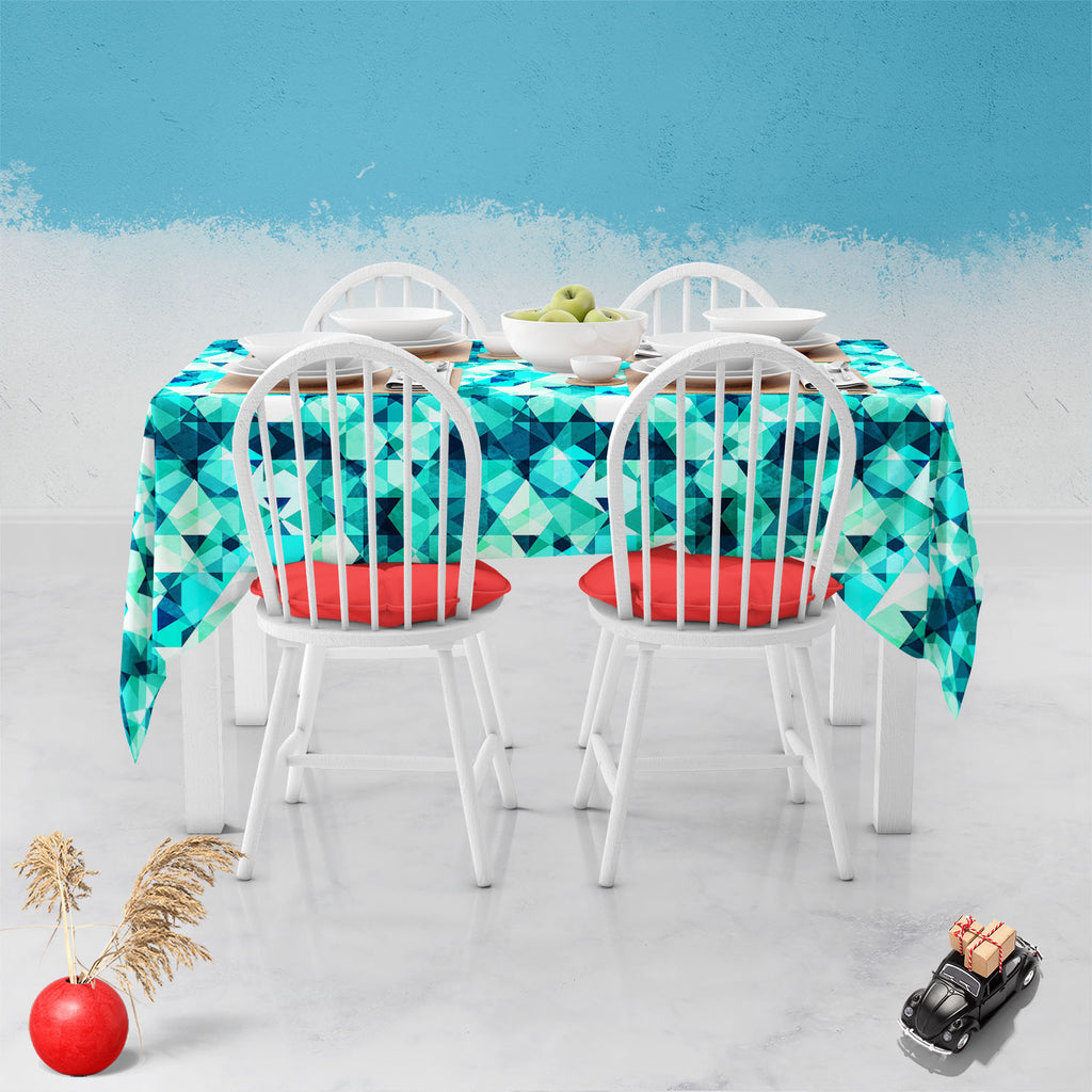 Blue Crystal D1 Table Cloth Cover-Table Covers-CVR_TB_NR-IC 5007605 IC 5007605, Abstract Expressionism, Abstracts, Diamond, Digital, Digital Art, Fashion, Geometric, Geometric Abstraction, Graphic, Illustrations, Marble and Stone, Modern Art, Parents, Patterns, Retro, Semi Abstract, Signs, Signs and Symbols, Symbols, Triangles, blue, crystal, d1, table, cloth, cover, abstract, background, beauty, brilliant, clear, decor, decoration, design, element, expensive, facet, gem, gemstone, gift, glass, grunge, illu