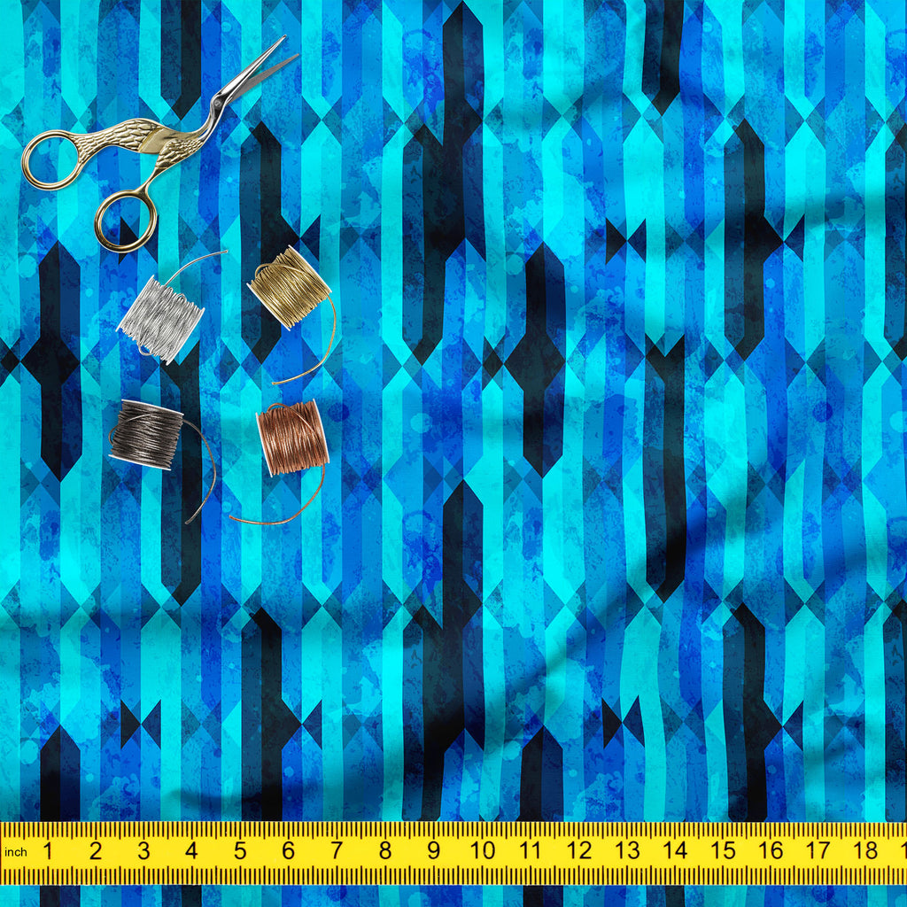 Blue Crystal D2 Upholstery Fabric by Metre | For Sofa, Curtains, Cushions, Furnishing, Craft, Dress Material-Upholstery Fabrics-FAB_RW-IC 5007606 IC 5007606, Abstract Expressionism, Abstracts, Ancient, Art and Paintings, Decorative, Diamond, Digital, Digital Art, Geometric, Geometric Abstraction, Graphic, Historical, Illustrations, Marble and Stone, Medieval, Modern Art, Patterns, Retro, Semi Abstract, Signs, Signs and Symbols, Triangles, Vintage, blue, crystal, d2, upholstery, fabric, by, metre, for, sofa,