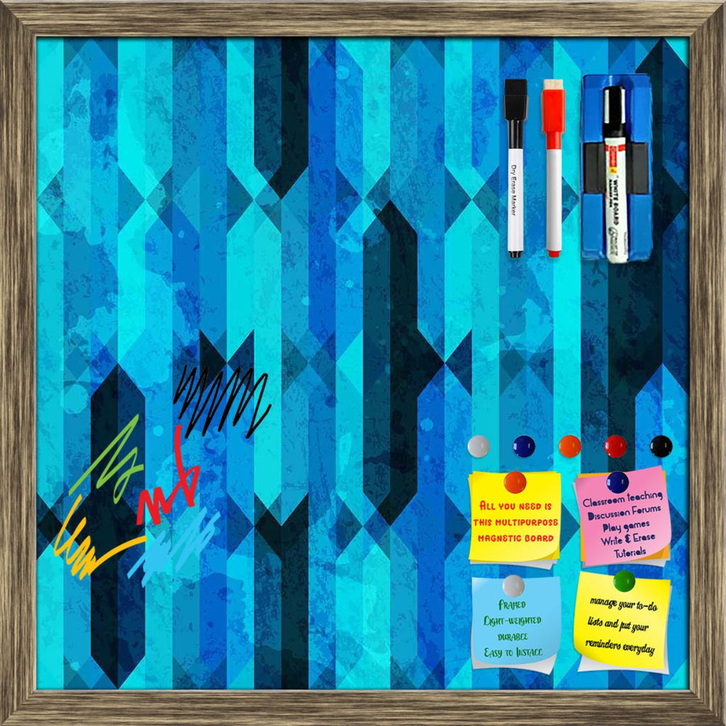 Blue Crystal Framed Magnetic Dry Erase Board | Combo with Magnet Buttons & Markers-Magnetic Boards Framed-MGB_FR-IC 5007606 IC 5007606, Abstract Expressionism, Abstracts, Ancient, Art and Paintings, Decorative, Diamond, Digital, Digital Art, Geometric, Geometric Abstraction, Graphic, Historical, Illustrations, Marble and Stone, Medieval, Modern Art, Patterns, Retro, Semi Abstract, Signs, Signs and Symbols, Triangles, Vintage, blue, crystal, framed, magnetic, dry, erase, board, printed, whiteboard, with, 4, 
