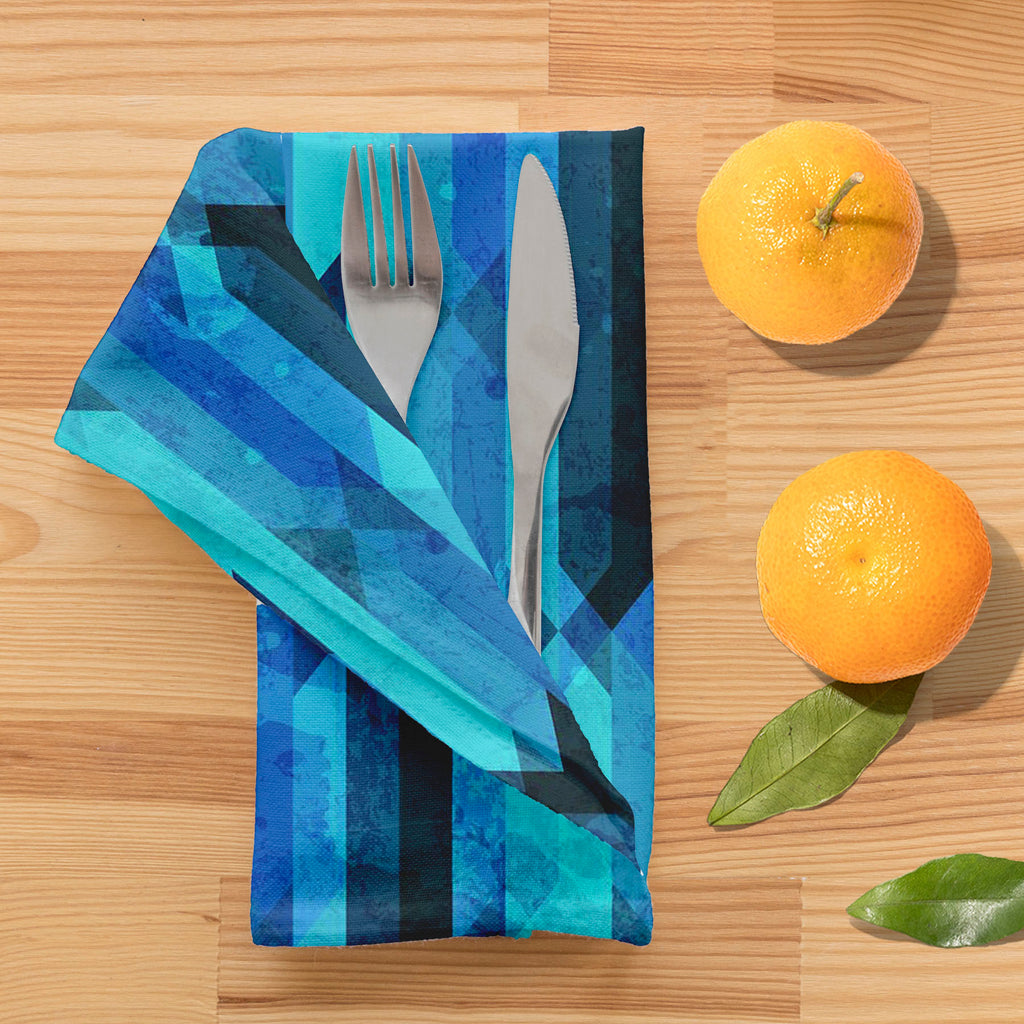 Blue Crystal D2 Table Napkin-Table Napkins-NAP_TB-IC 5007606 IC 5007606, Abstract Expressionism, Abstracts, Ancient, Art and Paintings, Decorative, Diamond, Digital, Digital Art, Geometric, Geometric Abstraction, Graphic, Historical, Illustrations, Marble and Stone, Medieval, Modern Art, Patterns, Retro, Semi Abstract, Signs, Signs and Symbols, Triangles, Vintage, blue, crystal, d2, table, napkin, abstract, art, artistic, backdrop, background, beautiful, beauty, color, concept, cool, creative, decor, decora