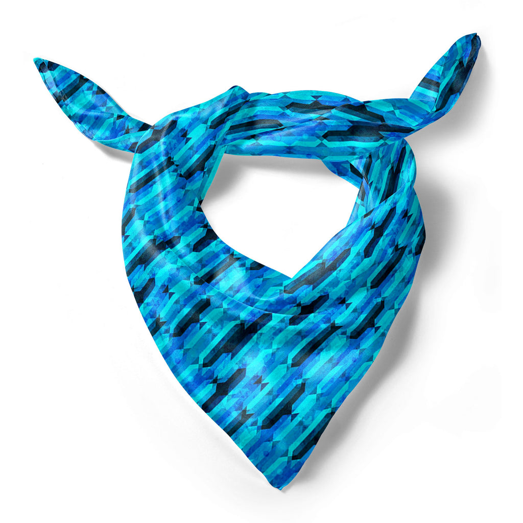 Blue Crystal Printed Scarf | Neckwear Balaclava | Girls & Women | Soft Poly Fabric-Scarfs Basic--IC 5007606 IC 5007606, Abstract Expressionism, Abstracts, Ancient, Art and Paintings, Decorative, Diamond, Digital, Digital Art, Geometric, Geometric Abstraction, Graphic, Historical, Illustrations, Marble and Stone, Medieval, Modern Art, Patterns, Retro, Semi Abstract, Signs, Signs and Symbols, Triangles, Vintage, blue, crystal, printed, scarf, neckwear, balaclava, girls, women, soft, poly, fabric, abstract, ar