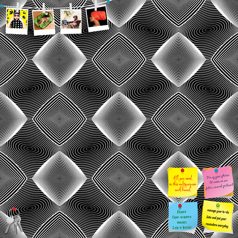 ArtzFolio Monochrome Diamond D3 Printed Bulletin Board Notice Pin Board Soft Board | Frameless-Bulletin Boards Frameless-AZSAO37099308BLB_FL_L-Image Code 5007607 Vishnu Image Folio Pvt Ltd, IC 5007607, ArtzFolio, Bulletin Boards Frameless, Abstract, Digital Art, monochrome, diamond, d3, printed, bulletin, board, notice, pin, soft, frameless, design, seamless, geometric, pattern, textured, background, vector, art, gradient, pin up board, push pin board, extra large cork board, big pin board, notice board, sm