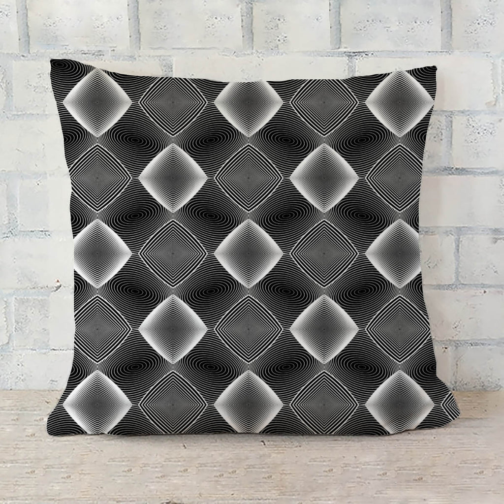 ArtzFolio Monochrome Diamond D3 Cushion Cover Throw Pillow-Cushion Covers-AZHFR37099308CUS_CV_L-Image Code 5007607 Vishnu Image Folio Pvt Ltd, IC 5007607, ArtzFolio, Cushion Covers, Abstract, Digital Art, monochrome, diamond, d3, cushion, cover, throw, pillow, design, seamless, geometric, pattern, textured, background, vector, art, gradient, sofa throws, single throw pillow, zippered throw pillow cover, satin pillow cover, throw pillow, cushion cover only, cushion cover, pillow cover for sofa, pitaara box, 