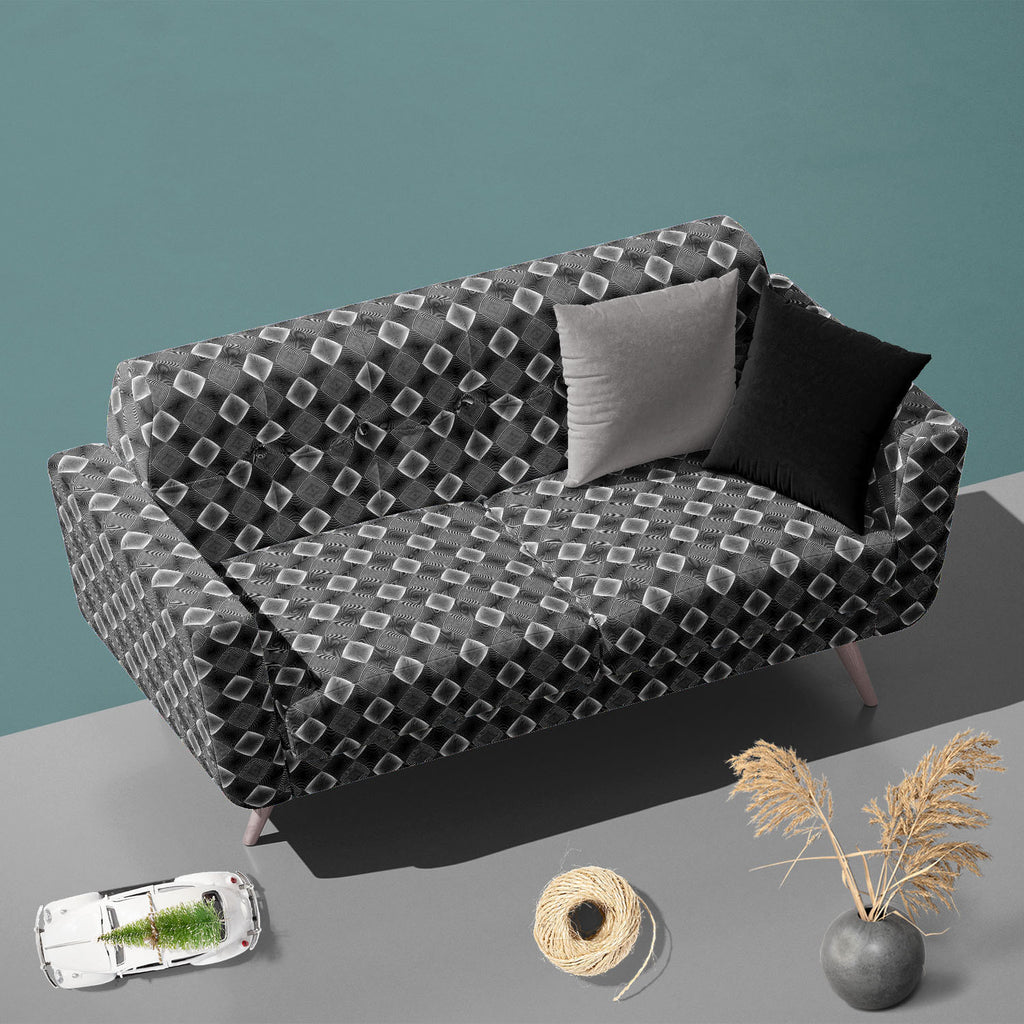 Monochrome Diamond D3 Sofa Fabric by Metre | Upholstery For Sofa, Curtains & Cushions-Sofa Fabrics-SOF_FB-IC 5007607 IC 5007607, Abstract Expressionism, Abstracts, Art and Paintings, Black, Black and White, Circle, Diamond, Digital, Digital Art, Geometric, Geometric Abstraction, Graphic, Grid Art, Illustrations, Modern Art, Patterns, Semi Abstract, Signs, Signs and Symbols, Stripes, White, monochrome, d3, sofa, fabric, by, metre, upholstery, for, curtains, cushions, abstract, abstraction, art, background, c