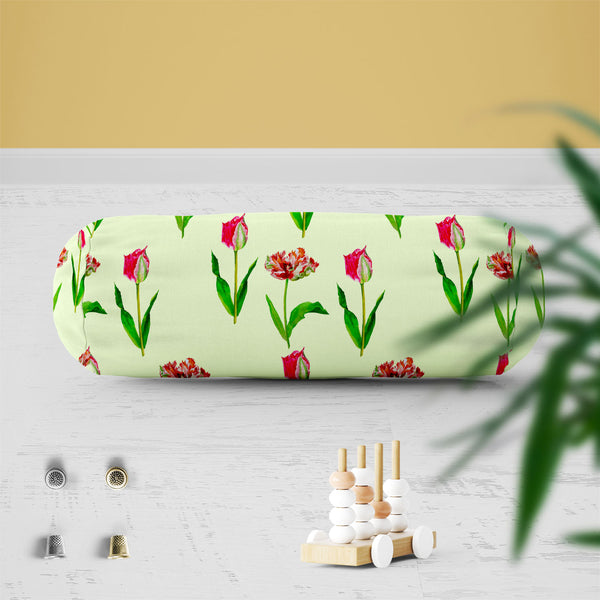 Tulips Bolster Cover Booster Cases | Concealed Zipper Opening-Bolster Covers-BOL_CV_ZP-IC 5007608 IC 5007608, Black and White, Botanical, Drawing, Floral, Flowers, Illustrations, Nature, Patterns, Watercolour, White, tulips, bolster, cover, booster, cases, zipper, opening, poly, cotton, fabric, beautiful, blossom, bouquet, card, decoration, flower, garden, green, greeting, hand, painted, illustration, lawn, leaf, mothers, day, pink, plant, red, seamless, pattern, spring, tulip, watercolor, artzfolio, bolste