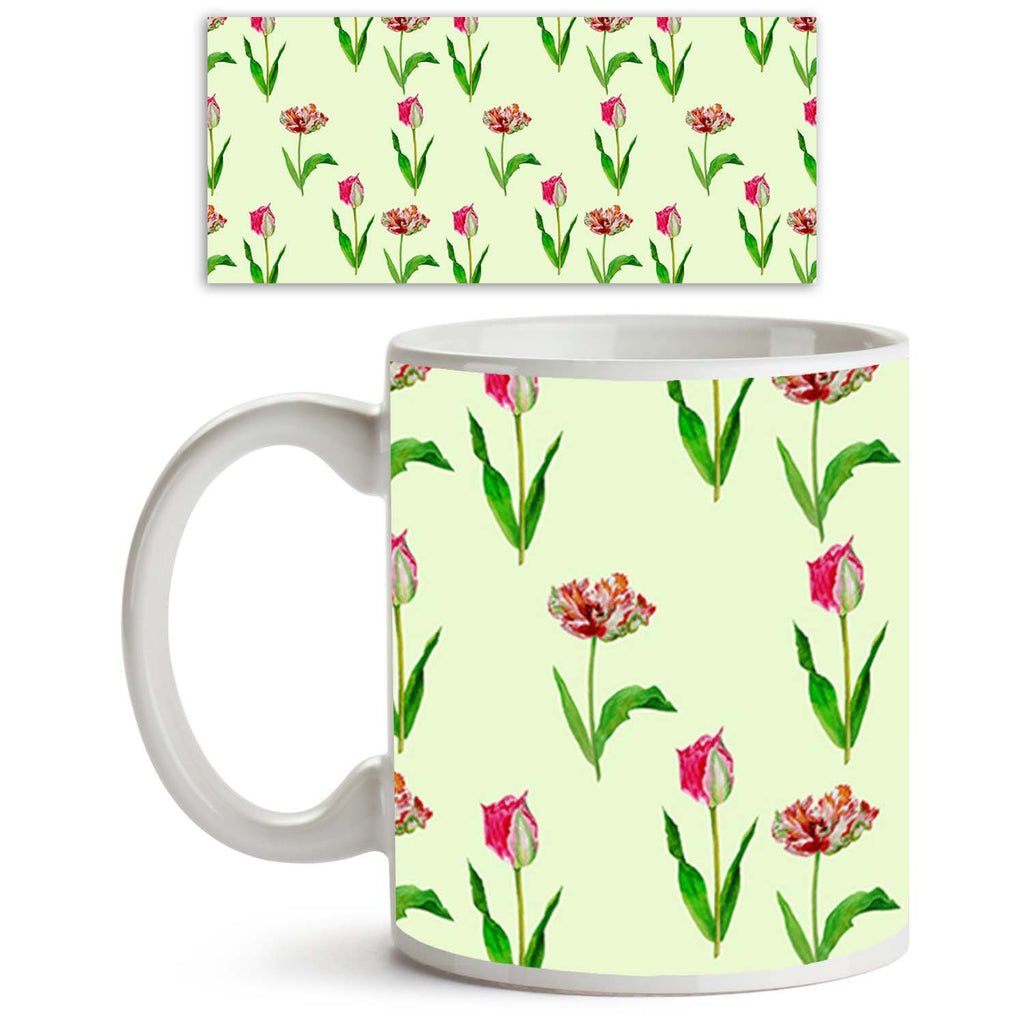 Tulips Ceramic Coffee Tea Mug Inside White-Coffee Mugs-MUG-IC 5007608 IC 5007608, Black and White, Botanical, Drawing, Floral, Flowers, Illustrations, Nature, Patterns, Watercolour, White, tulips, ceramic, coffee, tea, mug, inside, beautiful, blossom, bouquet, card, decoration, flower, garden, green, greeting, hand, painted, illustration, lawn, leaf, mothers, day, pink, plant, red, seamless, pattern, spring, tulip, watercolor, artzfolio, coffee mugs, custom coffee mugs, promotional coffee mugs, printed cup,