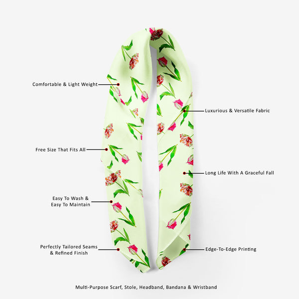 Tulips Printed Scarf | Neckwear Balaclava | Girls & Women | Soft Poly Fabric-Scarfs Basic--IC 5007608 IC 5007608, Black and White, Botanical, Drawing, Floral, Flowers, Illustrations, Nature, Patterns, Watercolour, White, tulips, printed, scarf, neckwear, balaclava, girls, women, soft, poly, fabric, beautiful, blossom, bouquet, card, decoration, flower, garden, green, greeting, hand, painted, illustration, lawn, leaf, mothers, day, pink, plant, red, seamless, pattern, spring, tulip, watercolor, artzfolio, st