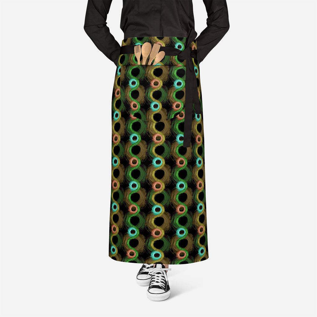 Fluffy Circles Apron | Adjustable, Free Size & Waist Tiebacks-Aprons Waist to Knee--IC 5007610 IC 5007610, Abstract Expressionism, Abstracts, Ancient, Art and Paintings, Black and White, Botanical, Circle, Dots, Drawing, Fashion, Floral, Flowers, Geometric, Geometric Abstraction, God Ram, Hinduism, Historical, Illustrations, Medieval, Nature, Patterns, Retro, Semi Abstract, Signs, Signs and Symbols, Vintage, White, fluffy, circles, apron, adjustable, free, size, waist, tiebacks, abstract, art, background, c