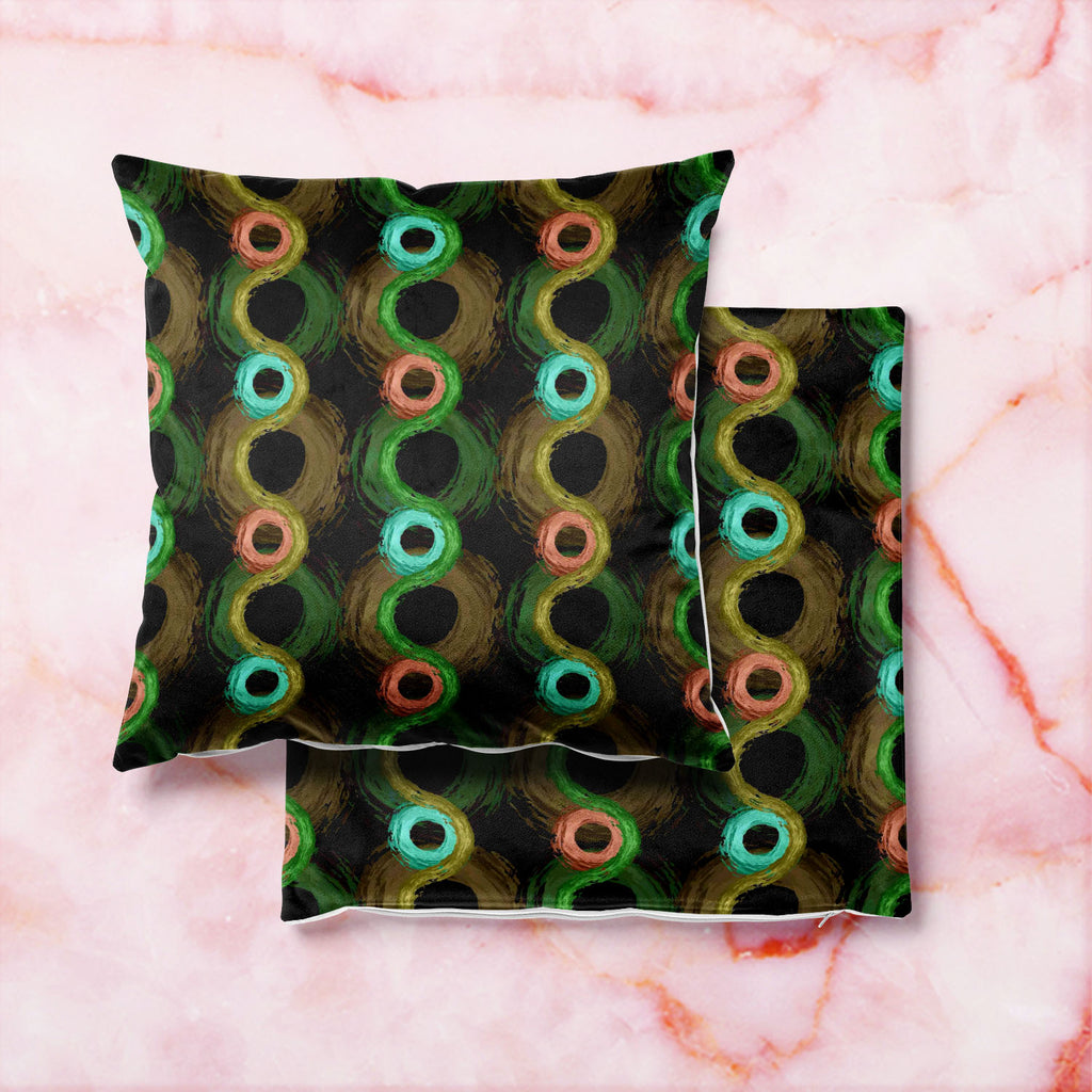 Fluffy Circles D2 Cushion Cover Throw Pillow-Cushion Covers-CUS_CV-IC 5007610 IC 5007610, Abstract Expressionism, Abstracts, Ancient, Art and Paintings, Black and White, Botanical, Circle, Dots, Drawing, Fashion, Floral, Flowers, Geometric, Geometric Abstraction, God Ram, Hinduism, Historical, Illustrations, Medieval, Nature, Patterns, Retro, Semi Abstract, Signs, Signs and Symbols, Vintage, White, fluffy, circles, d2, cushion, cover, throw, pillow, abstract, art, background, circular, color, dark, decorati