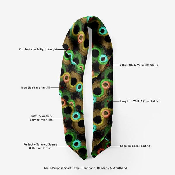 Fluffy Circles Printed Scarf | Neckwear Balaclava | Girls & Women | Soft Poly Fabric-Scarfs Basic--IC 5007610 IC 5007610, Abstract Expressionism, Abstracts, Ancient, Art and Paintings, Black and White, Botanical, Circle, Dots, Drawing, Fashion, Floral, Flowers, Geometric, Geometric Abstraction, God Ram, Hinduism, Historical, Illustrations, Medieval, Nature, Patterns, Retro, Semi Abstract, Signs, Signs and Symbols, Vintage, White, fluffy, circles, printed, scarf, neckwear, balaclava, girls, women, soft, poly