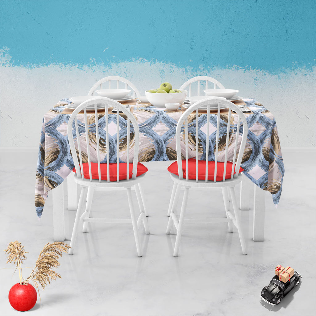 Fluffy Circles D3 Table Cloth Cover-Table Covers-CVR_TB_NR-IC 5007611 IC 5007611, Abstract Expressionism, Abstracts, Ancient, Art and Paintings, Black and White, Botanical, Circle, Dots, Drawing, Fashion, Floral, Flowers, Geometric, Geometric Abstraction, Historical, Illustrations, Medieval, Nature, Patterns, Retro, Semi Abstract, Signs, Signs and Symbols, Vintage, White, fluffy, circles, d3, table, cloth, cover, abstract, art, background, brown, circular, decoration, design, dot, element, fabric, geometry,