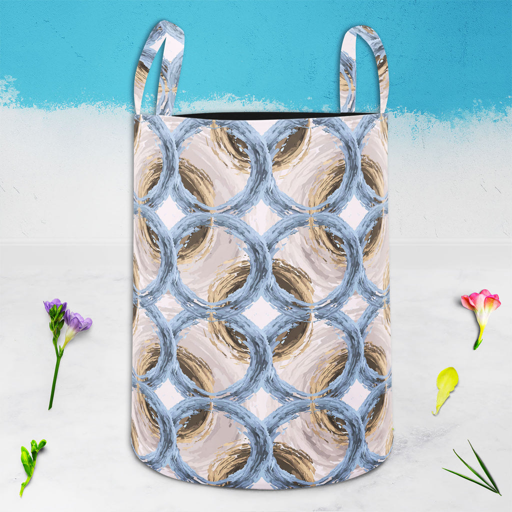 Fluffy Circles D3 Foldable Open Storage Bin | Organizer Box, Toy Basket, Shelf Box, Laundry Bag | Canvas Fabric-Storage Bins-STR_BI_CB-IC 5007611 IC 5007611, Abstract Expressionism, Abstracts, Ancient, Art and Paintings, Black and White, Botanical, Circle, Dots, Drawing, Fashion, Floral, Flowers, Geometric, Geometric Abstraction, Historical, Illustrations, Medieval, Nature, Patterns, Retro, Semi Abstract, Signs, Signs and Symbols, Vintage, White, fluffy, circles, d3, foldable, open, storage, bin, organizer,