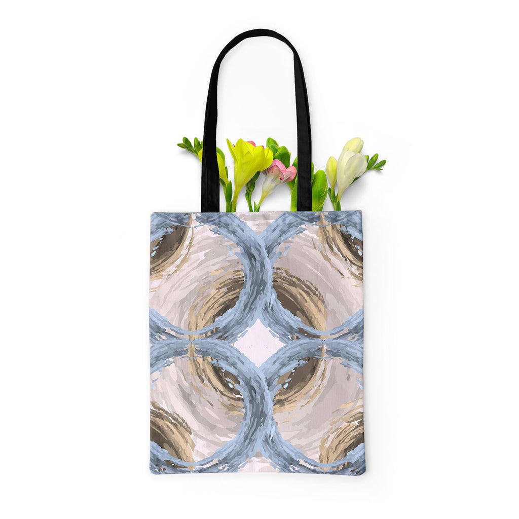 Fluffy Circles D3 Tote Bag Shoulder Purse | Multipurpose-Tote Bags Basic-TOT_FB_BS-IC 5007611 IC 5007611, Abstract Expressionism, Abstracts, Ancient, Art and Paintings, Black and White, Botanical, Circle, Dots, Drawing, Fashion, Floral, Flowers, Geometric, Geometric Abstraction, Historical, Illustrations, Medieval, Nature, Patterns, Retro, Semi Abstract, Signs, Signs and Symbols, Vintage, White, fluffy, circles, d3, tote, bag, shoulder, purse, multipurpose, abstract, art, background, brown, circular, cover,