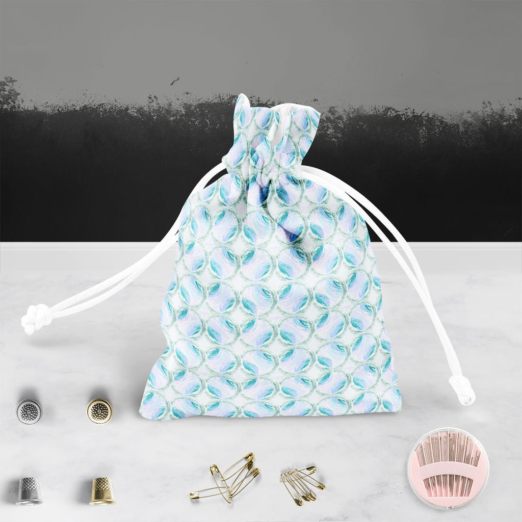 Fluffy Circles D4 Pouch Wrist Potli Bag | Bag for Weddings & Casual Parties-Drawstring Pouches-PCH_FB_DS-IC 5007612 IC 5007612, Abstract Expressionism, Abstracts, Ancient, Art and Paintings, Black and White, Botanical, Circle, Dots, Drawing, Fashion, Floral, Flowers, Geometric, Geometric Abstraction, Historical, Illustrations, Medieval, Nature, Patterns, Retro, Semi Abstract, Signs, Signs and Symbols, Vintage, White, fluffy, circles, d4, pouch, wrist, potli, bag, for, weddings, casual, parties, abstract, ar