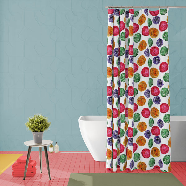 Watercolor Circles D5 Washable Waterproof Shower Curtain-Shower Curtains-CUR_SH-IC 5007614 IC 5007614, Abstract Expressionism, Abstracts, Art and Paintings, Circle, Digital, Digital Art, Dots, Drawing, Fashion, Geometric, Geometric Abstraction, Graphic, Illustrations, Modern Art, Patterns, Retro, Semi Abstract, Signs, Signs and Symbols, Splatter, Watercolour, watercolor, circles, d5, washable, waterproof, polyester, shower, curtain, eyelets, abstract, art, backdrop, background, blot, bright, brush, card, cr