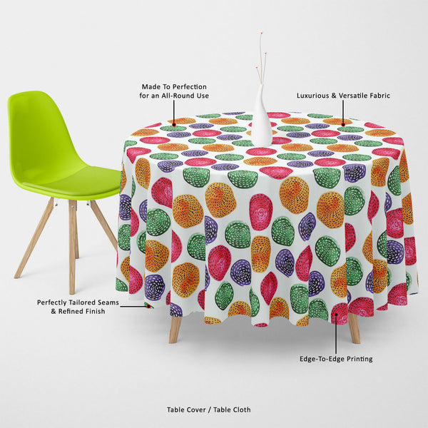 Watercolor Circles Table Cloth Cover-Table Covers-CVR_TB_RD-IC 5007614 IC 5007614, Abstract Expressionism, Abstracts, Art and Paintings, Circle, Digital, Digital Art, Dots, Drawing, Fashion, Geometric, Geometric Abstraction, Graphic, Illustrations, Modern Art, Patterns, Retro, Semi Abstract, Signs, Signs and Symbols, Splatter, Watercolour, watercolor, circles, table, cloth, cover, canvas, fabric, abstract, art, backdrop, background, blot, bright, brush, card, creative, decor, decoration, design, dot, draw, 