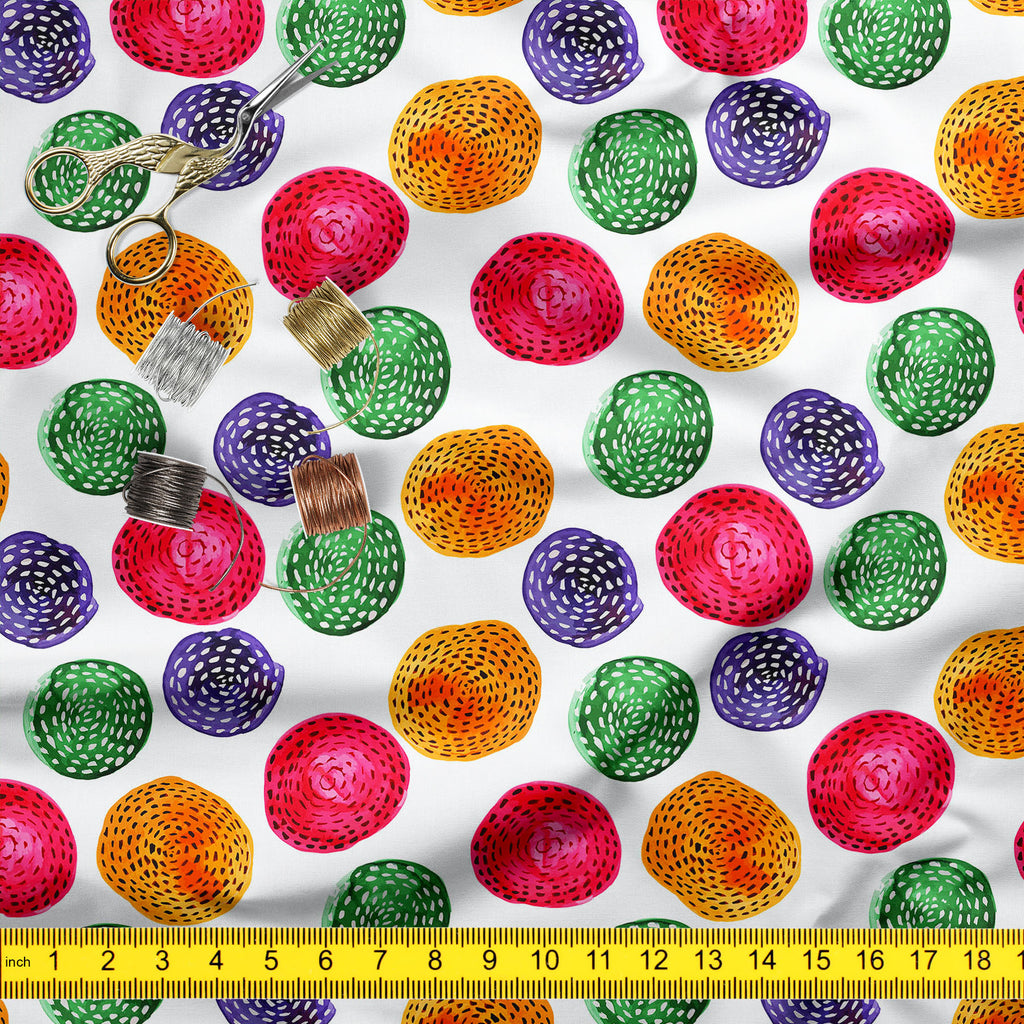 Watercolor Circles D5 Upholstery Fabric by Metre | For Sofa, Curtains, Cushions, Furnishing, Craft, Dress Material-Upholstery Fabrics-FAB_RW-IC 5007614 IC 5007614, Abstract Expressionism, Abstracts, Art and Paintings, Circle, Digital, Digital Art, Dots, Drawing, Fashion, Geometric, Geometric Abstraction, Graphic, Illustrations, Modern Art, Patterns, Retro, Semi Abstract, Signs, Signs and Symbols, Splatter, Watercolour, watercolor, circles, d5, upholstery, fabric, by, metre, for, sofa, curtains, cushions, fu