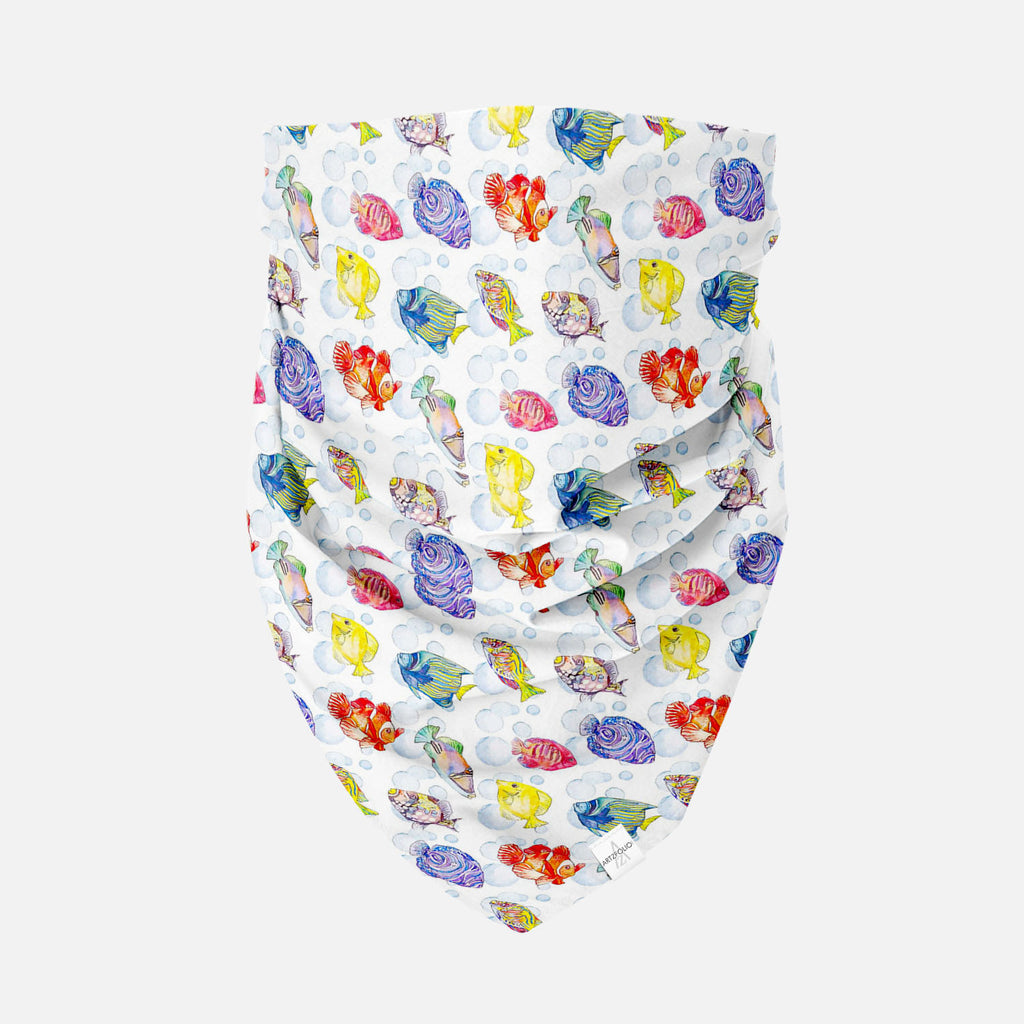 Tropical Sea Printed Bandana | Headband Headwear Wristband Balaclava | Unisex | Soft Poly Fabric-Bandanas--IC 5007615 IC 5007615, Animals, Art and Paintings, Birds, Digital, Digital Art, Drawing, Graphic, Illustrations, Nature, Patterns, Scenic, Signs, Signs and Symbols, Stripes, Tropical, Watercolour, Wildlife, sea, printed, bandana, headband, headwear, wristband, balaclava, unisex, soft, poly, fabric, animal, aquarium, aquatic, art, background, bright, clown, color, colorful, design, diving, emperor, exot