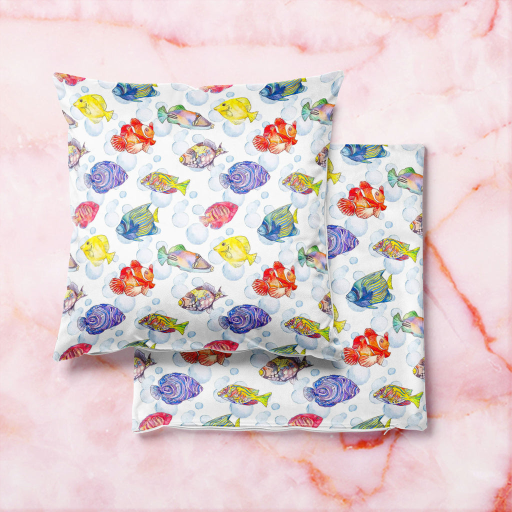 Tropical Sea D1 Cushion Cover Throw Pillow-Cushion Covers-CUS_CV-IC 5007615 IC 5007615, Animals, Art and Paintings, Birds, Digital, Digital Art, Drawing, Graphic, Illustrations, Nature, Patterns, Scenic, Signs, Signs and Symbols, Stripes, Tropical, Watercolour, Wildlife, sea, d1, cushion, cover, throw, pillow, animal, aquarium, aquatic, art, background, bright, clown, color, colorful, design, diving, emperor, exotic, fauna, fish, illustration, isolate, marine, life, ocean, pattern, scale, scales, seamless, 